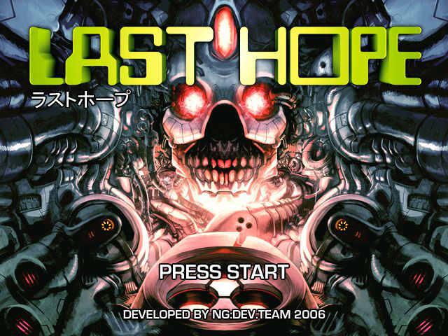 Last Hope Title Screen